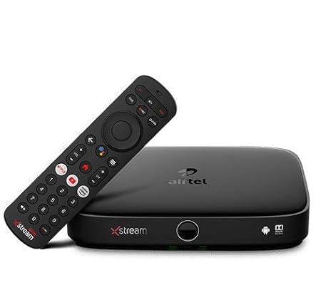 Airtel Xstream Only Box | Android TV Box |1 Month Hindi Premium Family HD Pack | Free Installation | No Dish Antenna | 15+ OTT Apps