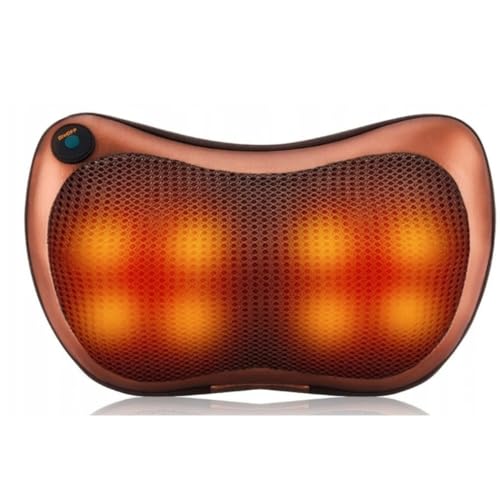 Almofada Massageadora Shiatsu Massagem Relaxamento Alivia Dores Costas Lombar Ombros com Aquecimento