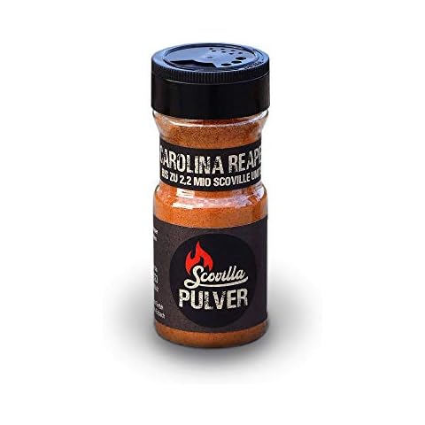 Scovillas Carolina Reaper, Chilipulver im Shaker, 50g Cover