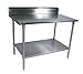 John Boos ST4R5-2484SSK Work Table - 84" 84"W x 24"D stainless steel