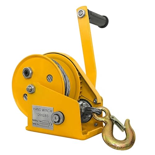 Cabrestante eléctrico pequeño 1200 lbs con cuerda miniatura 1