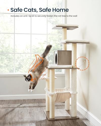 Rascador para Gatos SONGMICS HOME Multinivel con Hamaca miniatura 7