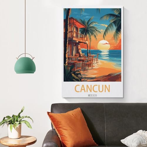 Impression toile Cancun Mexique pour sublimer vos murs vides
