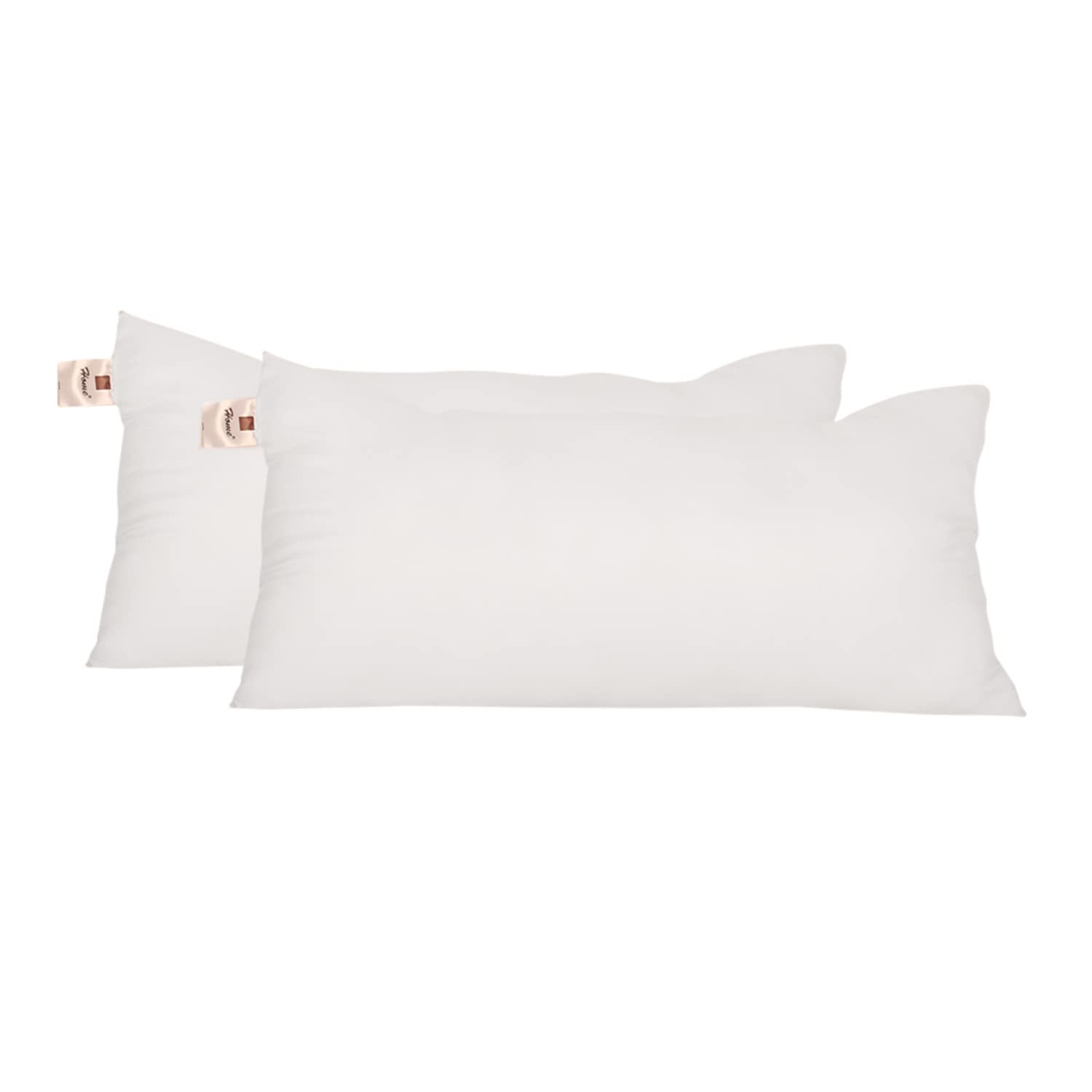 The Best is for You Microfiber Cushion Filler - White, 12x24 inch or 30x60 cm (2 Pieces)