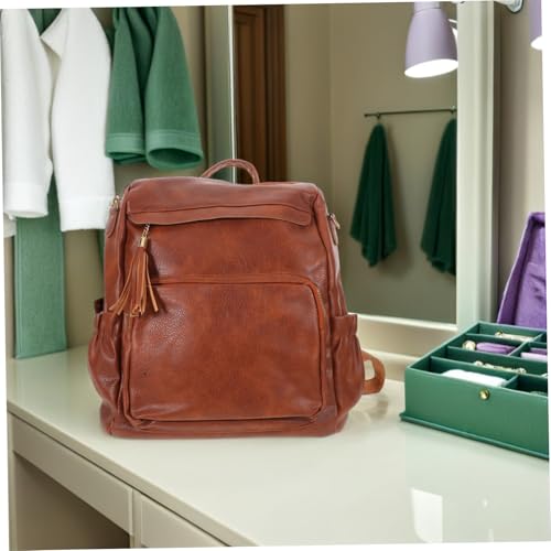 Sac à dos ordinateur portable femme grande capacité style rétro chic - 2
