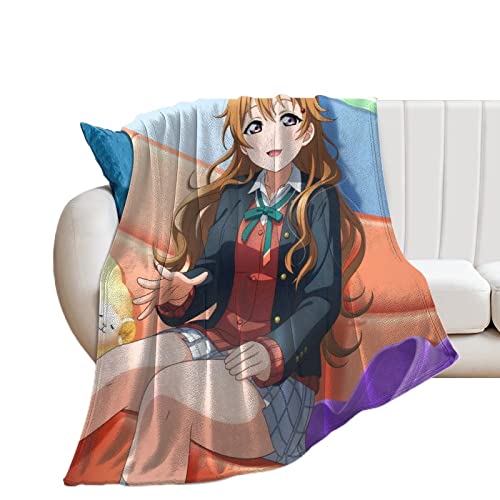 Amazon｜ラブライブ 虹ヶ咲 近江彼方アニメ ブランケット フランネル