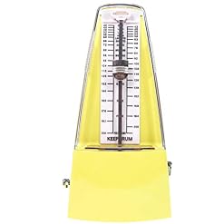 keepdrum gmpl YW Métronome mécanique avec cloche Horloge aufziehbar Jaune - Les Beatles, Paul McCartney, John Lennon, RIngo Starr, George Harrison keepdrum gmpl YW Métronome mécanique avec cloche Horloge aufziehbar Jaune – Image 2