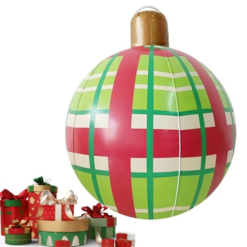 Bolas de Navidad Gigantes, soplados para Exteriores | de PVC de Gran tamaño para Fiestas | para Celebraciones Reuniones Familiares