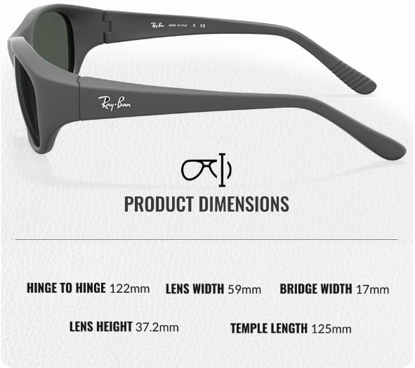 Ray-Ban RB2016 DADDY-O Rectangle Shaped Sunglasses for Men & Women with Official RAYBAN Eyewear Kit - Image 5