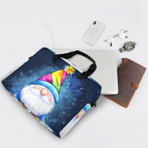 Maletín para portátil con diseño de gnomo rainbow miniatura 7
