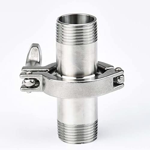 Junta de silicona y virola tri-clamp DN15 en acero 304 contra fugas de fluidos 5