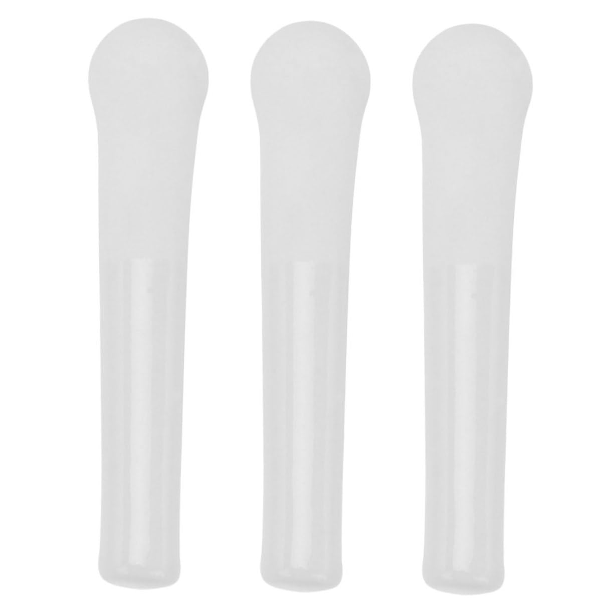 JECOMPRIS 3Pcs Ceramic Pestle Set Multi Use Garlic Masher Grinding Stick for Food Medicine and Food Smooth Handle for Comfortable Grip Essential Kitchen Tool