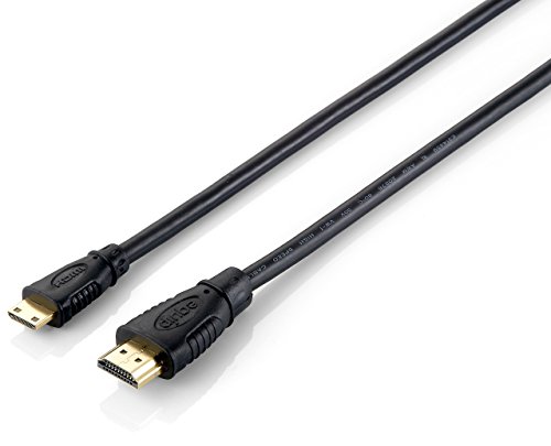 Equip High Speed HDMI to miniHDMI 1m Adapter Cable, M/M black - 119306