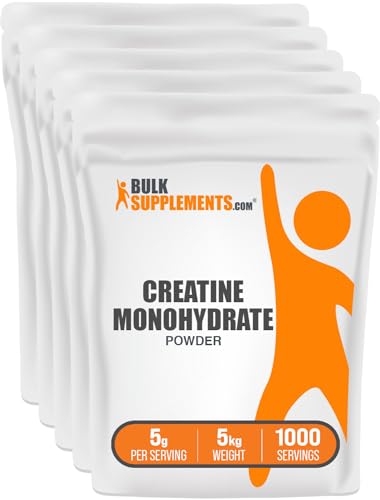 BulkSupplements.com Creatine Monohydrate Powder - Creatine Supplements, Micronized Creatine Monohydrate ...