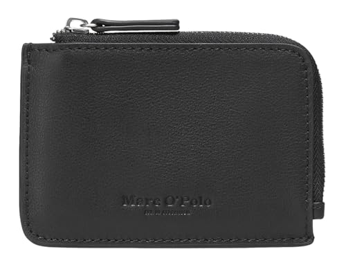 Marc O'Polo Tuure portefeuille zip petit format cuir noir homme