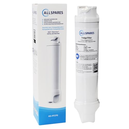 AllSpares filtro de agua para frigorífico compatible con AEG-Electrolux EWF02 / 8079467042