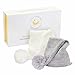 First Landings Natural Wool Baby Beanies | Set of 2 Newborn Hats with Gift Packaging | Newborn Photography Props | Gender Neutral Photography Outfits for Boy or Girl Photoshoot