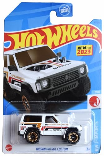 Hot Wheels Nissan Patrol Custom 1:64 Blanco miniatura 1