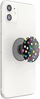 Vista 7 de PopSockets Translucent Phone Grip with Expanding Kickstand, PopSockets for Phone, Translucent PopGrip - Black Disco