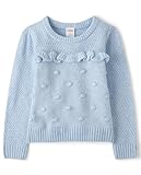 Gymboree,Girls,and Toddler Long Sleeve Crew Neck Pullover Sweater,Frost,7