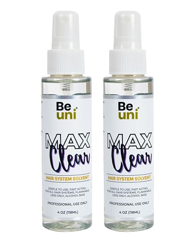 Image of Max Clear C22 Remover Wig Glue Remover Spray Fast Acting Adhesive Remover For Hair Patch & Wigs Citrus Based Skin Friendly Formula (Pack of 2) 118ml