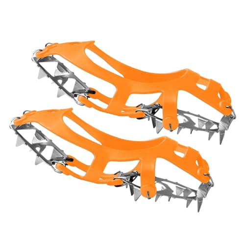 predolo Espinhos de sapato de neve crampons anti skid universal portátil grampos de gelo picos de tr