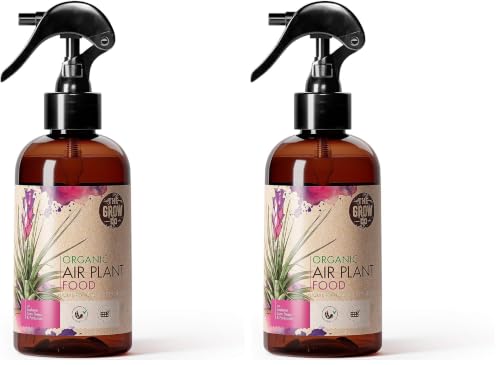 Image of Organic Ready to Spray Air Plant Food - Fertilizer Mist for Weekly Use - Best for Live Tillandisa, Bromeliads, and Other Common Air Plants (8 oz) (Pack of 2)