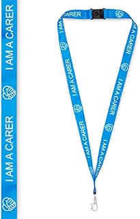 I Am A Carer Lanyard Carer Appreciation Awareness NHS Care Worker Community (Purple)