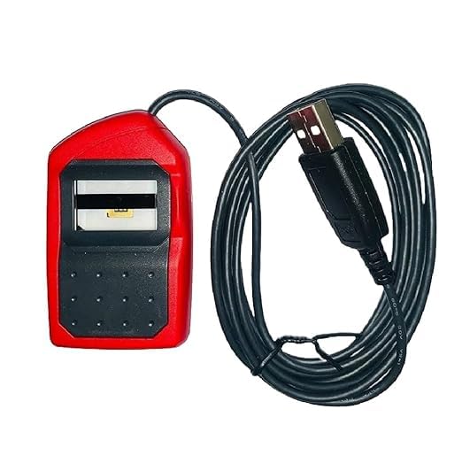 Image of Morpho MSO-1300 E3 L1 USB Fingerprint Scanner, STQC Certified, Biometric Device for Aadhaar eKYC