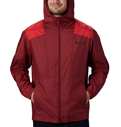 Image of Columbia Hood Polyester Regular Fit Mens Active Wear Jacket (S22-KM3972-011-P)