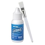 Perücken Kleber Set, Wasserfester Wig Glue + Kleberauftragspinsel, Perückenkleber, Kleber für Perücken Hair Extensions, 38ml, unsichtbare Verklebung