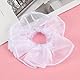 KARLOR 4 Pcs Tropfschutz Taufkerze Kommunionkerze Weiße Kerzenröcke Tropfenfänger für Taufe Hochzeit Kommunion 13 cm Durchmesser, für Kerzen 3-6 cm, Organza