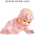 BABY born Learn to Walk Baby Doll Annabell with Blue Eyes and Realistic Features