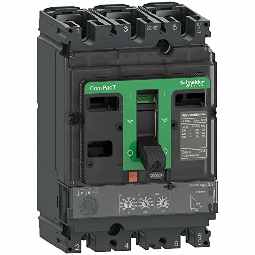 Schneider Electric Disjoncteur Compact 3 PôLes, 250A, Montage Fixe-image