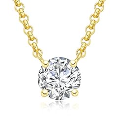 4 Prong Round Cut 2 Yellow