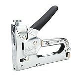 MASUNN Pesado Deber Rápido Tapicería Mano Herramienta Clavo Grapa Grapadora para Puerta De Muebles De Madera con 800 Clavos
