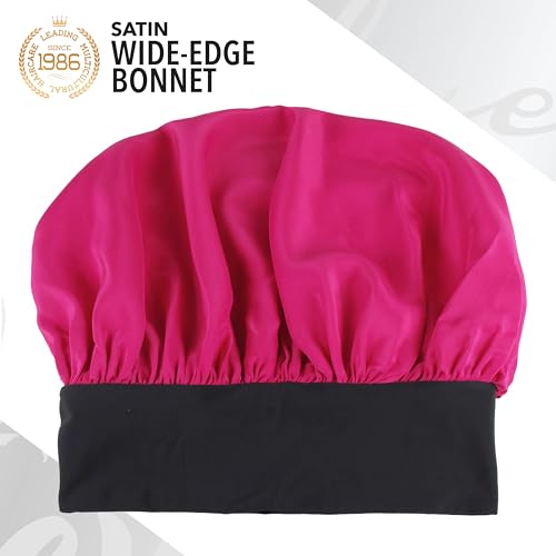 Firstline Firstline evolve fuchsia satin wide edge bonnet, Pink