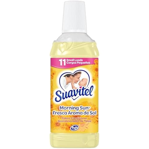 Suavitel Liquid Fabric Conditioner, Laundry Fabric Softener, Morning Sun Scent, 11 oz, Enough Liquid For 11 Small Loads Cover