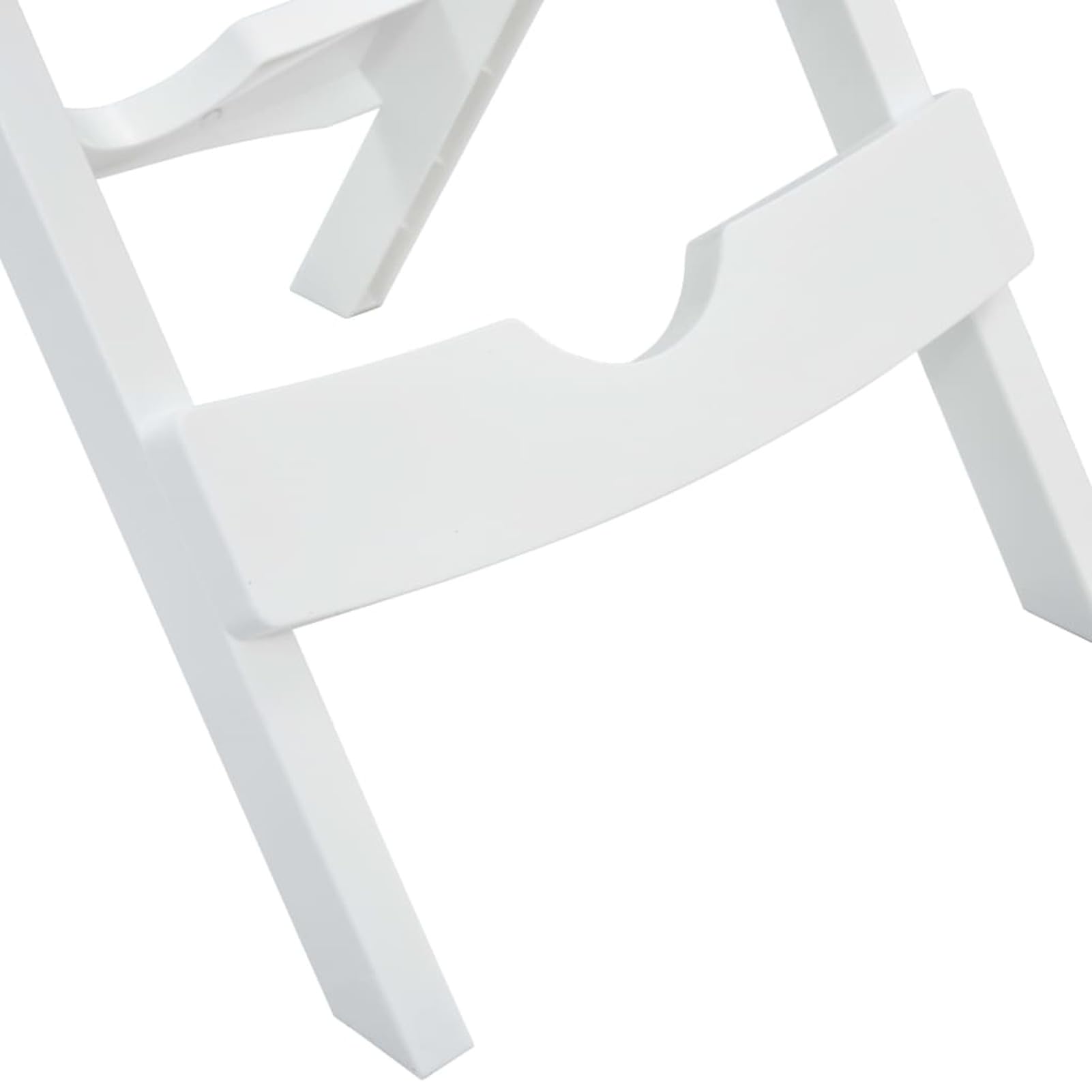 Leepesx Tavolino da Balcone Tavolo da Giardino Tavolo da Esterno Tavolo da Giardino Tavolo da Esterno Tavolo da Giardino Pieghevole 45,5x38,5x50cm Bianco