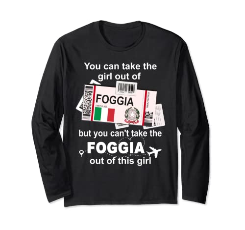 Per donne e ragazze fantastiche che sono patriottiche e orgogliose di essere di Foggia, Italia. Non posso portare via la Foggia da questa ragazza. Vivi o trasferiti da Foggia? Regalo per trasferirsi da Foggia. Divertente regalo patriottico Foggia per le donne.