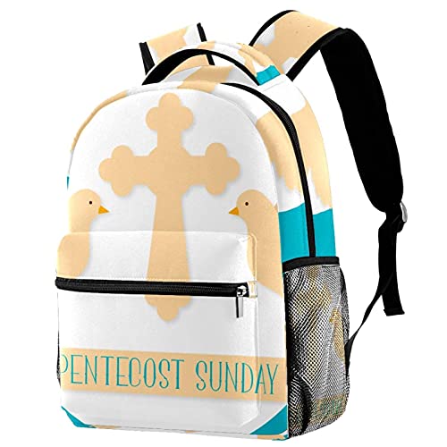 Sac à dos voyage Pentecôte Esprit Saint avec porte-bouteille enfants
