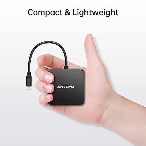 6 In 1 Adapter With 4K 30Hz Hdmi, 100W Pd, 3 Usb A 3.0, 1 Usb C For Macbook Pro/Air, Hub Multiport Adapter, Type C Hub For Laptops And Other Usb C Devices, Lighter Dongle #TOP2