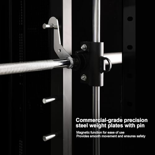 Image of Strength Smith Machine Squat Rack Pull Up Bar Upper Body Strength Training Leg Developer Commercial Home Gym Strength Training (R8 PRO Package 4) (R8 Pro Smith Machine)