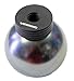 VMS RACING 10x1.25mm Thread 6 Speed JDM Round Ball Shift Knob in Gunmetal Grey Gray Silver Billet Aluminum Compatible with 03-08 2003-2008 Nissan 350Z Fairlady Z