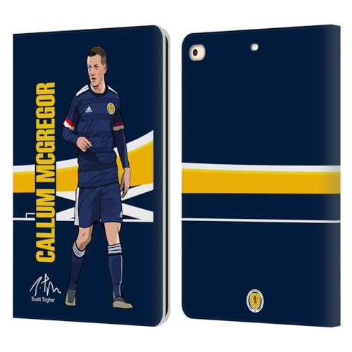 Étui iPad 9.7 2018 Écosse Callum McGregor cuir portefeuille protection