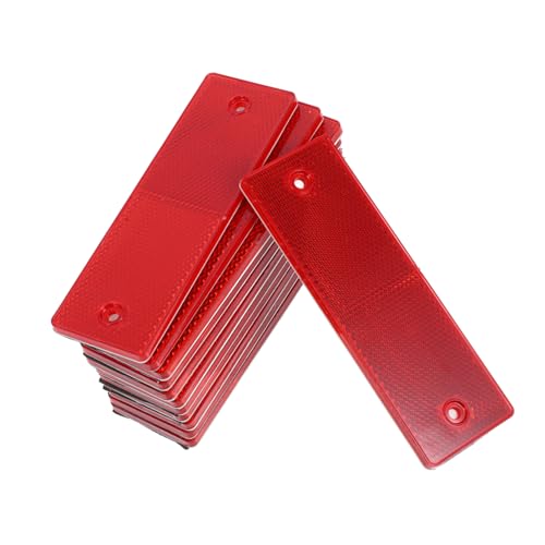Reflectores rectangulares autoadhesivos impermeables de alta reflectancia para remolques rojos