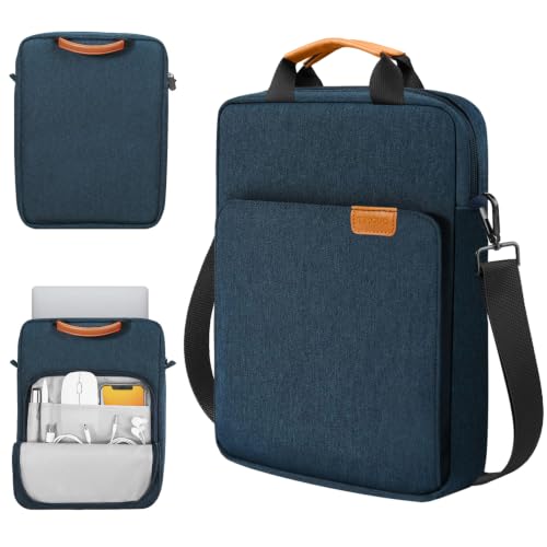 Image of TiMOVO 13 inch Laptop Sleeve for MacBook Neo /Air 2026 Carrying Case, Indigo | Fit Neo A3404 (A18 Pro) & Air A3449 /A3240 (M5 /M4), with Handle & Detachable Shoulder Strap