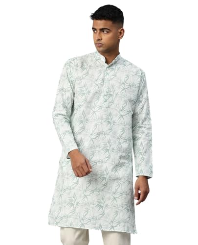 Image of Majestic Man Men's Cotton Regular Fit Casual Kurta