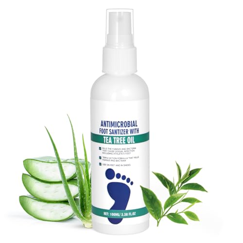 AOOWU Spray Purificante de Pies para hombres y mujeres, para Micosis, Controla el Olor, Spray Fungicida Antiséptico
