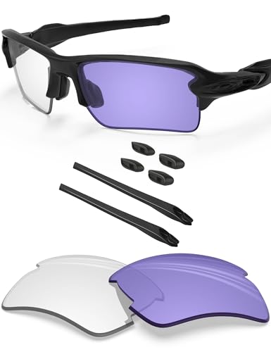Image of BLAZERBUCK Anti Salt Replacement Lenses & Sock Kit for Oakley Flak 2.0 XL OO9188 Sunglasses